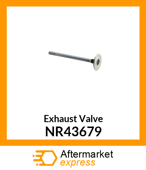 Exhaust Valve NR43679