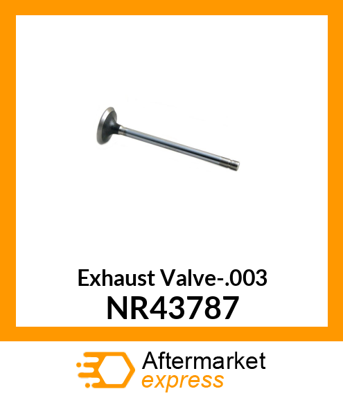 Exhaust Valve-.003 NR43787