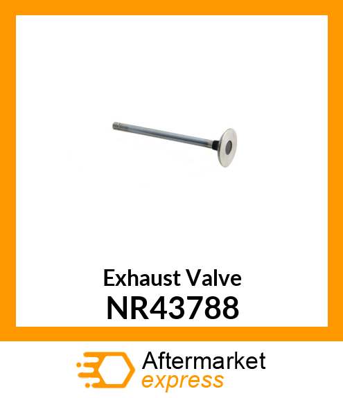 Exhaust Valve NR43788