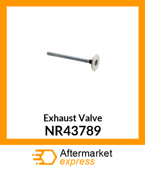 Exhaust Valve NR43789