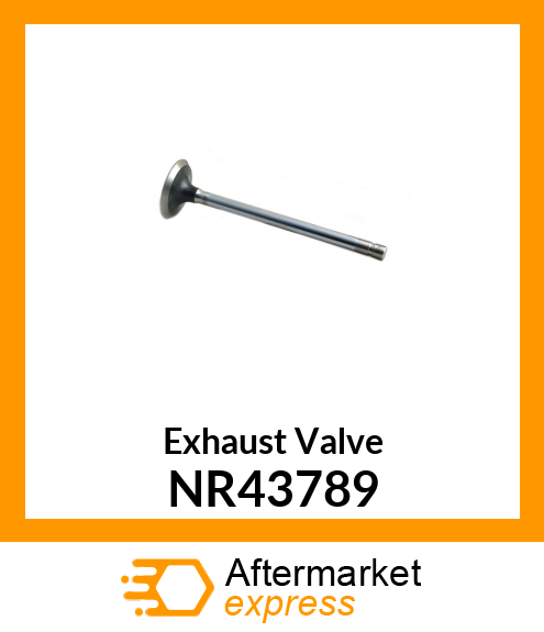 Exhaust Valve NR43789