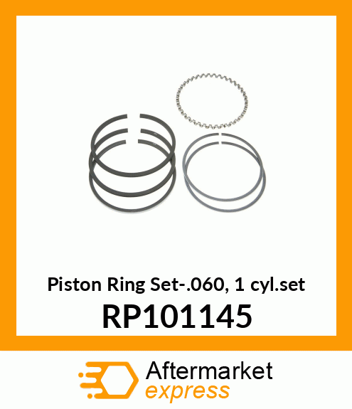 Piston Ring Set-.060, 1 cyl.set RP101145