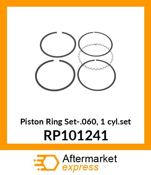 Piston Ring Set-.060, 1 cyl.set RP101241