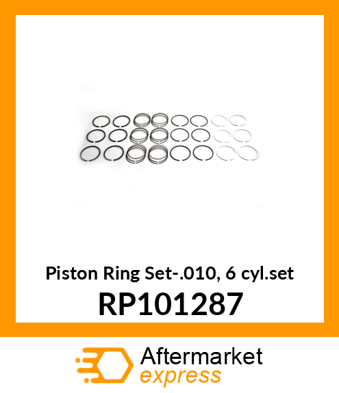 Piston Ring Set-.010, 6 cyl.set RP101287