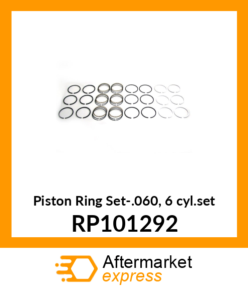 Piston Ring Set-.060, 6 cyl.set RP101292