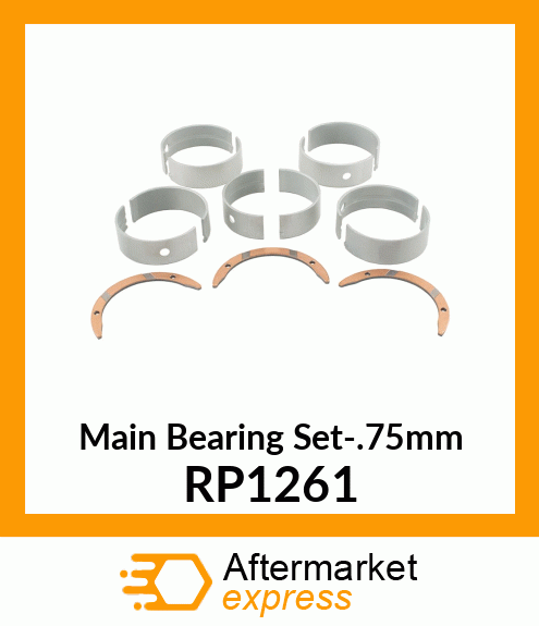 Main Bearing Set-.75mm RP1261