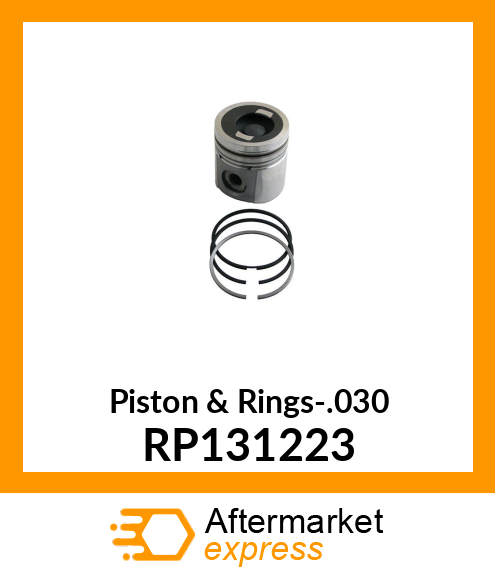 Piston & Rings-.030 RP131223
