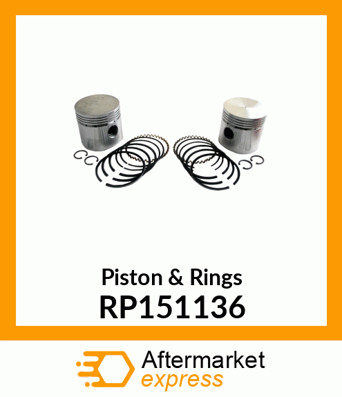 Piston & Rings RP151136