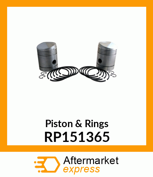 Piston & Rings RP151365