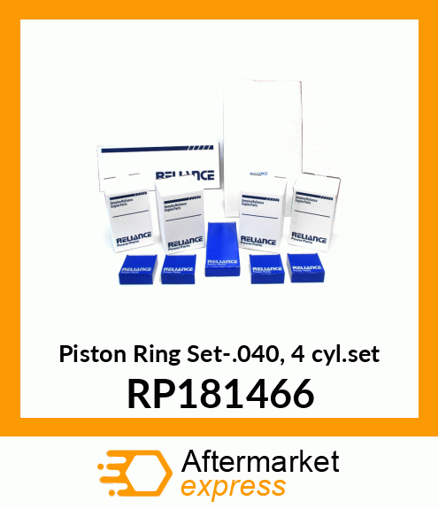 Piston Ring Set-.040, 4 cyl.set RP181466