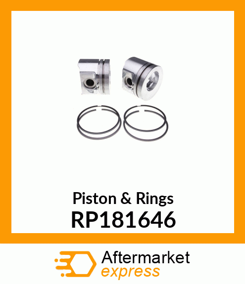 Piston & Rings RP181646