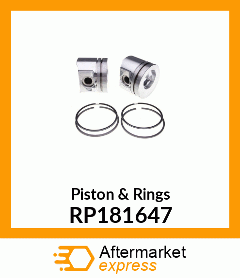 Piston & Rings RP181647