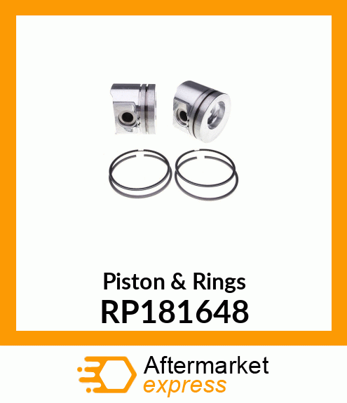 Piston & Rings RP181648