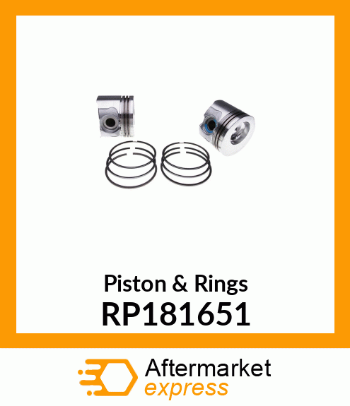 Piston & Rings RP181651