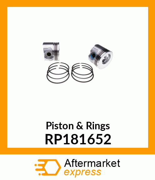Piston & Rings RP181652