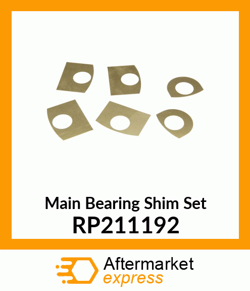 Main Bearing Shim Set RP211192