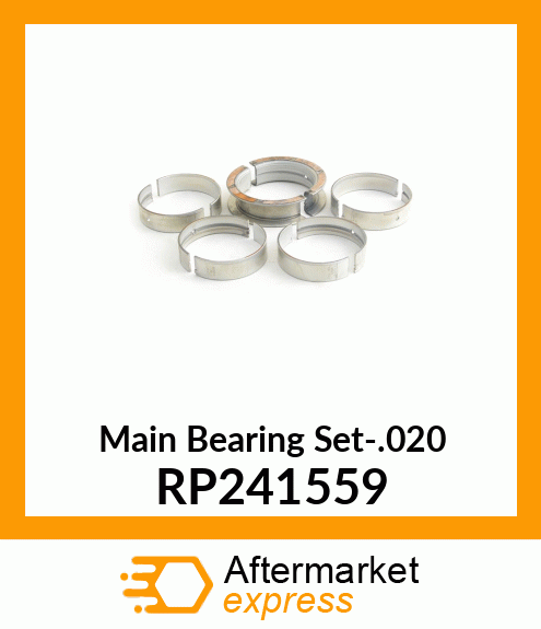 Main Bearing Set-.020 RP241559