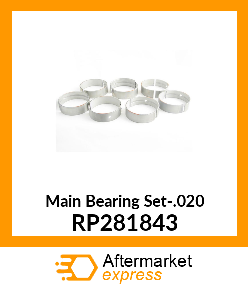 Main Bearing Set-.020 RP281843