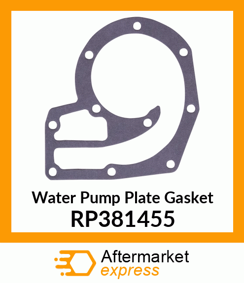Water Pump Plate Gasket RP381455