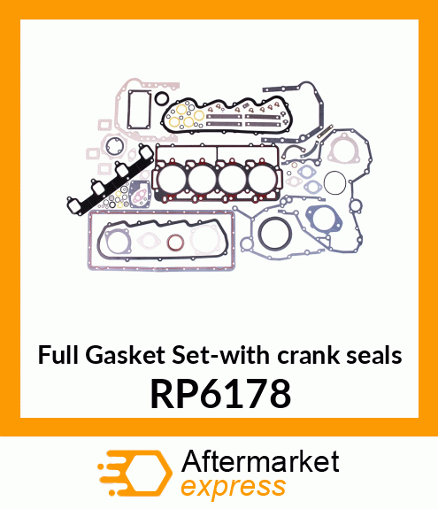 Full Gasket Set-with crank seals RP6178