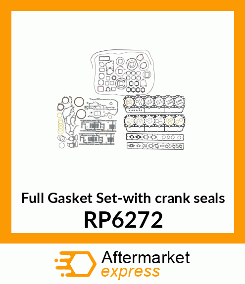 Full Gasket Set-with crank seals RP6272