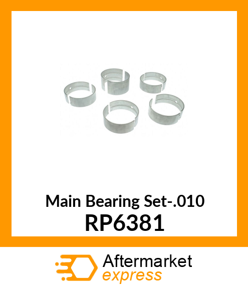 Main Bearing Set-.010 RP6381