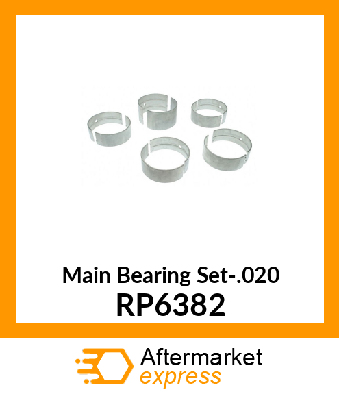 Main Bearing Set-.020 RP6382