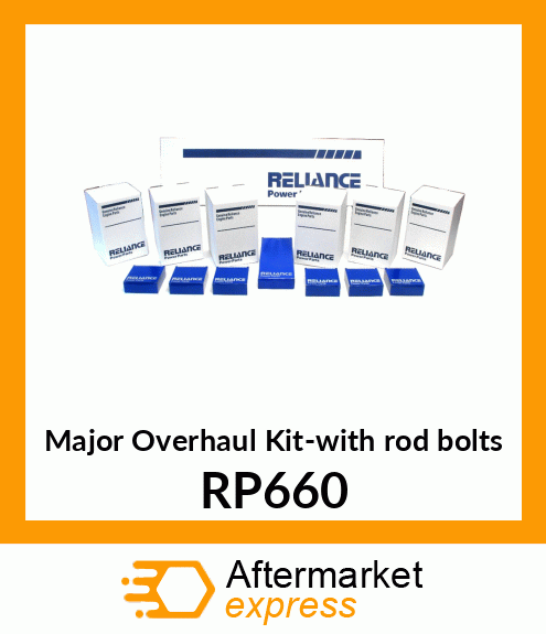 Major Overhaul Kit-with rod bolts RP660