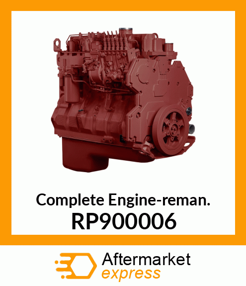 Complete Engine-reman. RP900006