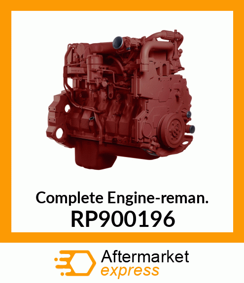 Complete Engine-reman. RP900196