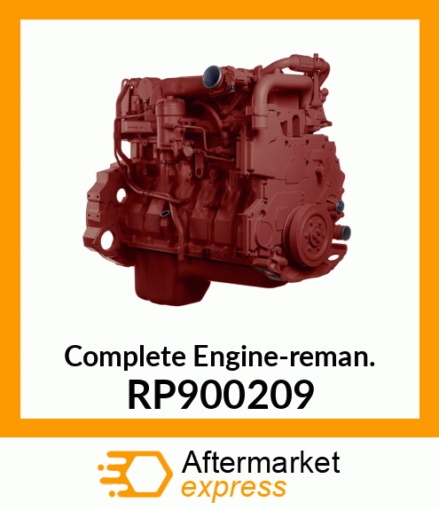 Complete Engine-reman. RP900209