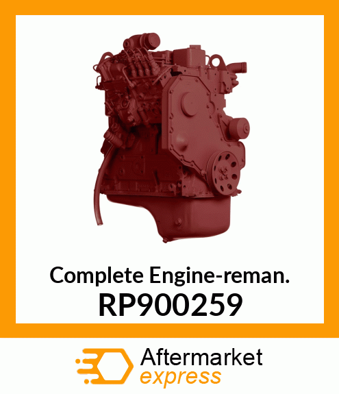 Complete Engine-reman. RP900259