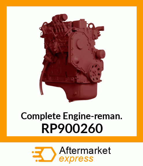 Complete Engine-reman. RP900260