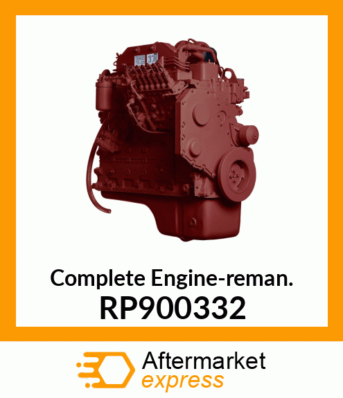 Complete Engine-reman. RP900332
