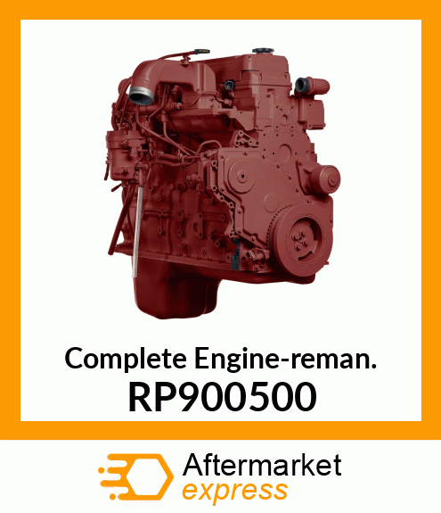 Complete Engine-reman. RP900500