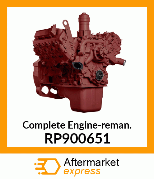 Complete Engine-reman. RP900651