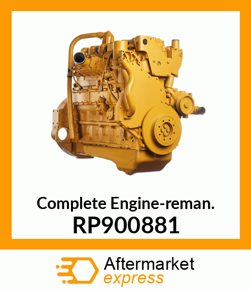 Complete Engine-reman. RP900881