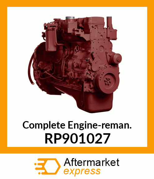 Complete Engine-reman. RP901027