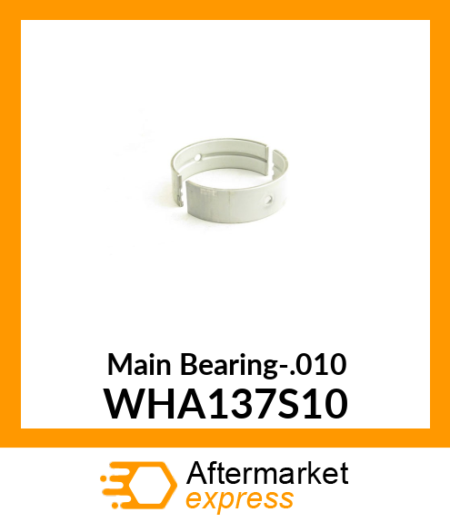 Main Bearing WHA137S10