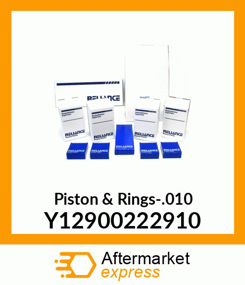 Piston & Rings-.010 Y12900222910