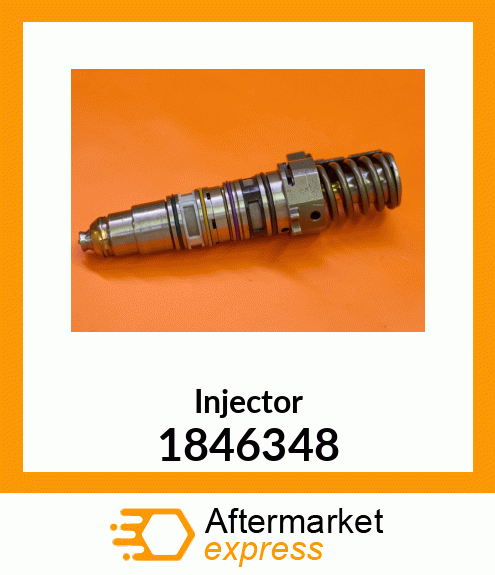 Spare part 1846348 + 184-6348 Remanufactured injector for engine ISX / HPI