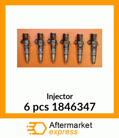 Injector 6 pcs 1846347