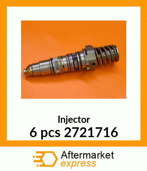 Injector 6 pcs 2721716