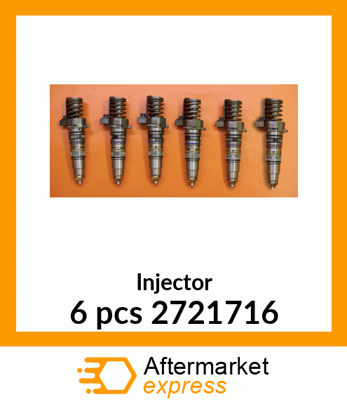 Injector 6 pcs 2721716