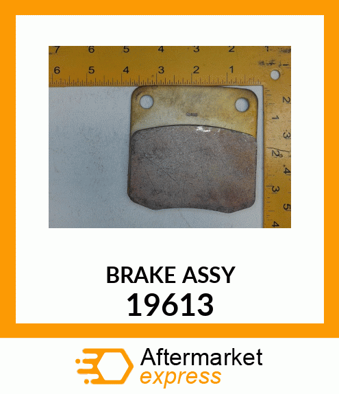 Spare part 19613 + BRAKE ASSY