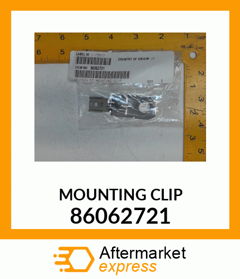 Spare part 86062721 + MOUNTING CLIP