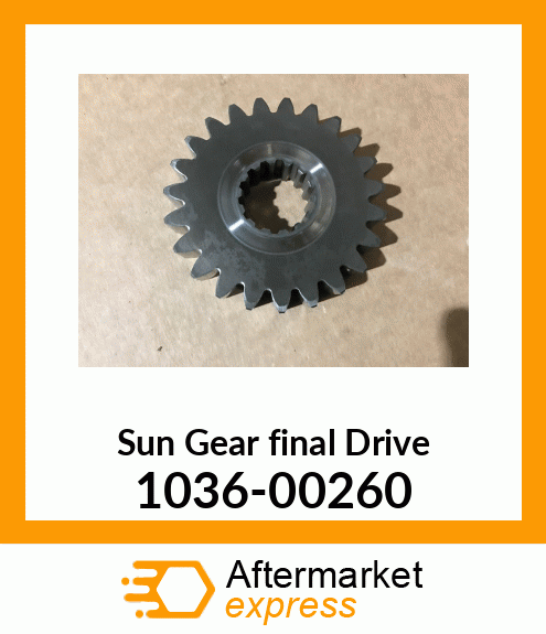 SunGear(finalDrive) 1036-00260