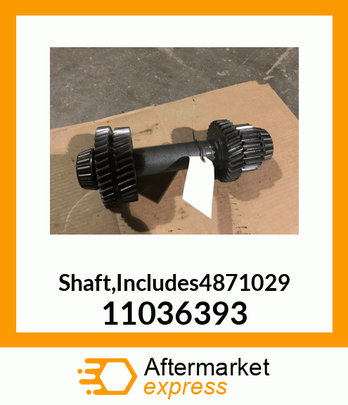 Spare part 11036393 + Shaft,Includes4871029