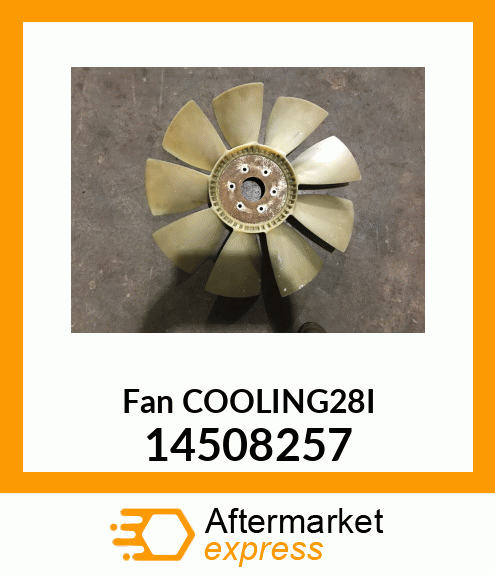 Spare part 14508257 + Fan