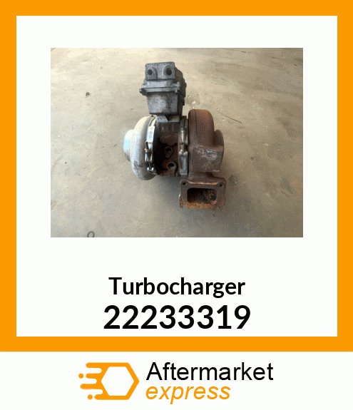 Turbocharger 22233319